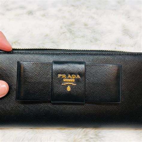 prada zip wallet women's|Prada zippy wallet.